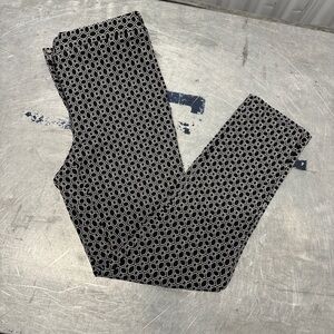 Calvin Klein Women’s Highline Black and White Geometric Dress Pants Size 10